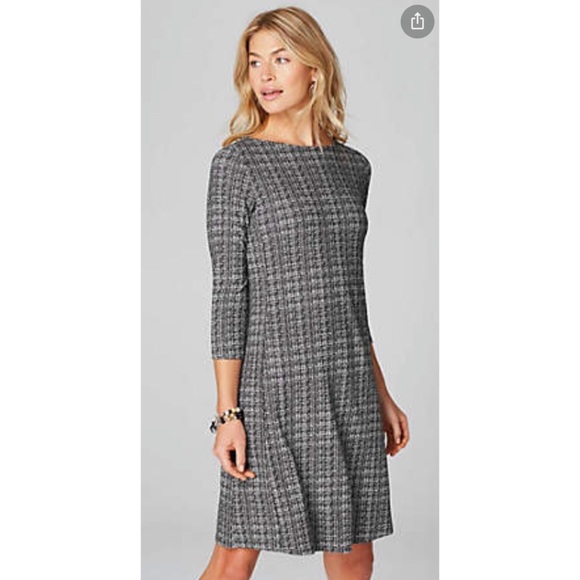 J Jill Wearever Collection Jacquard Knit Dress XL - Picture 9 of 9